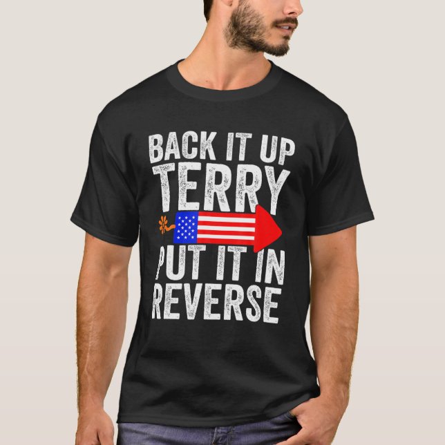 Racka upp Terry och lägg det i motsatt riktning T Shirt (Framsida)