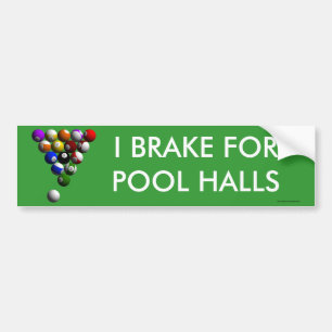 Racked Billiardbollar Bildekal