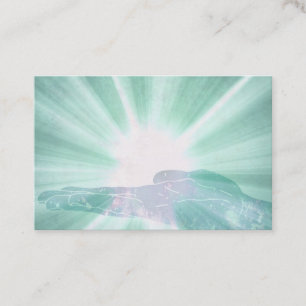 Räcker Cyan läka energi för *~*krickan Reiki Visitkort