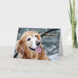 Räcker det att vara din Valentine? Helgkort