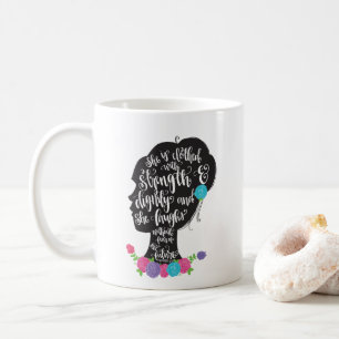 Räcker det blom- citationstecknet för kaffemugg