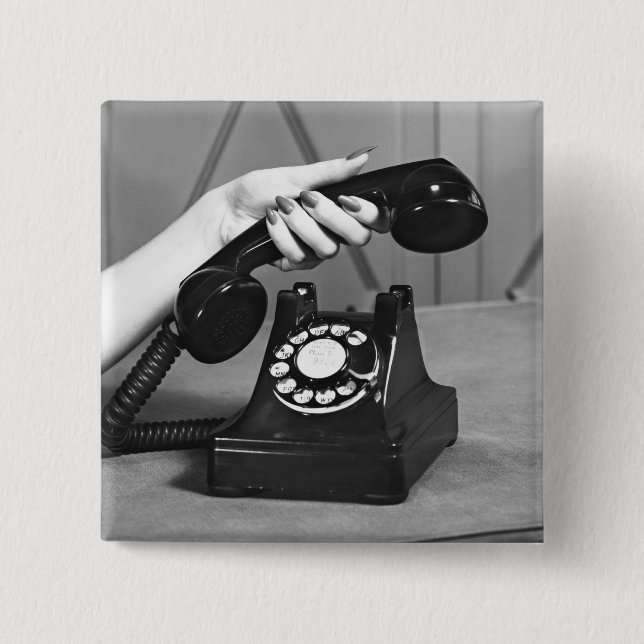 Räcker det övre mobila slutet för kvinnaplockning knapp (Framsida)