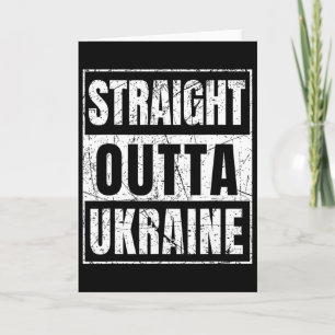 Räcker direkt från Ukraina Född i Ukraina Kort