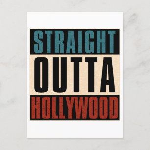 Räcker från Hollywood Florida FL Vykort