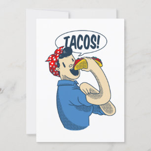 Räcker kärran taco cinco de mayo inbjudningar