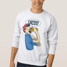 Räcker kärran taco cinco de mayo lång ärmad tröja