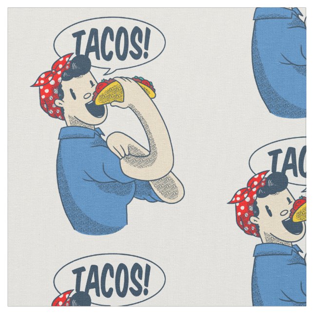 Räcker kärran taco cinco de mayo tyg (Närbild)