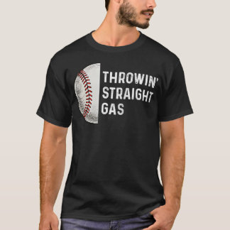Räcker rakt gas Baseboll Pitcher Pitching Cl T Shirt