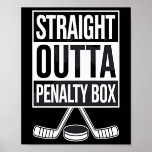 Räcker Rakt Ur Straffboxen Roligt Hockey Meme Paro Poster