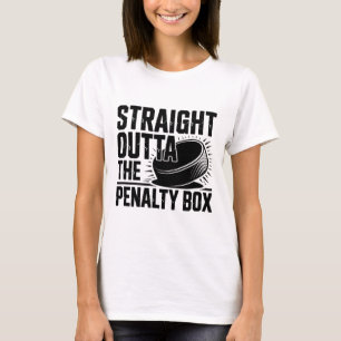 Räcker rakt ur utvisningsbåset Rolig hockey T Shirt