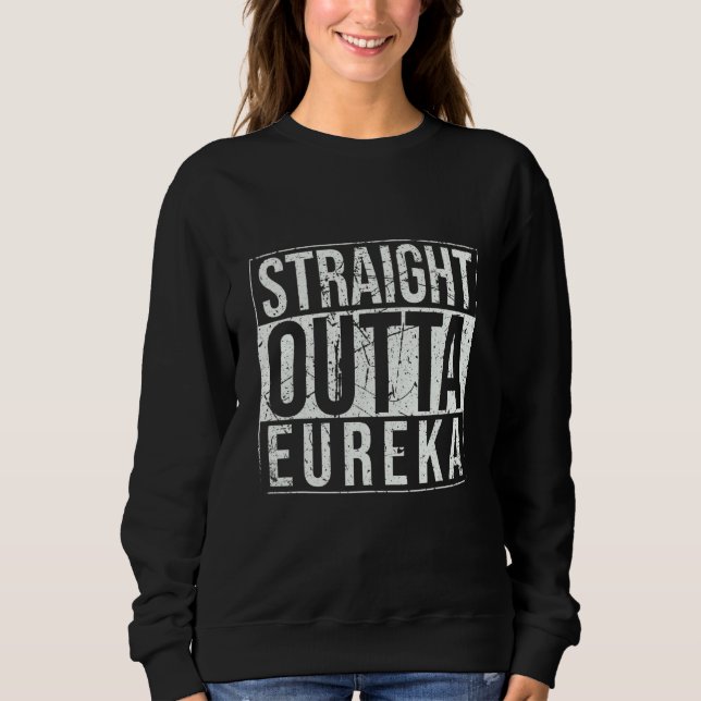 Räcker rätt ut från Eureka Vintage T Shirt (Framsida)