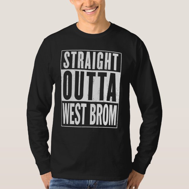 Räcker rätt ut från West Brom Grafisk A4 T Shirt (Framsida)