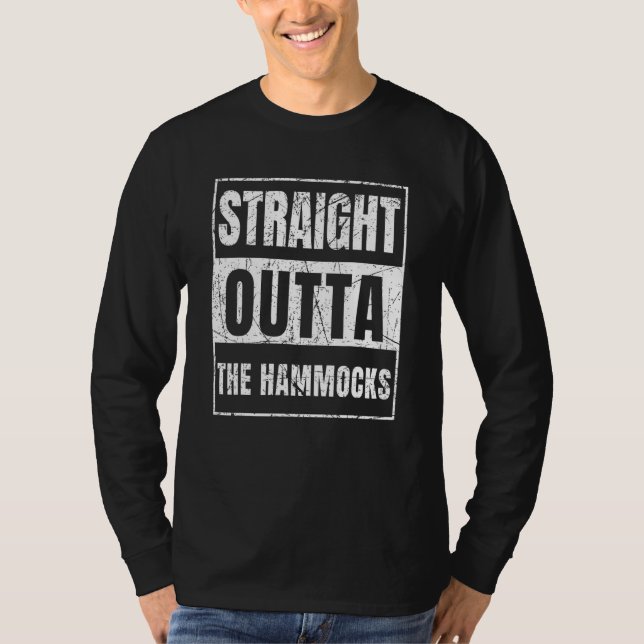 Räcker Rätt Ut Ur Sitt Hängmatteland Florida T Shirt (Framsida)