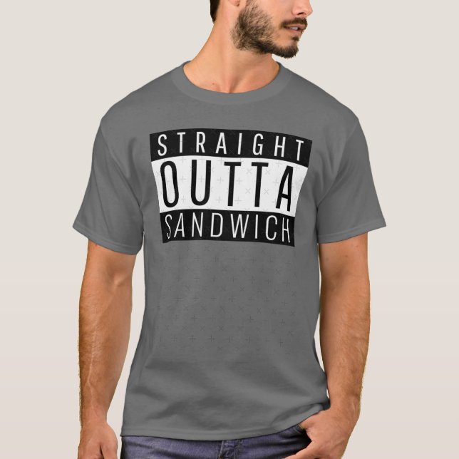 Räcker Ut Ur Sandwich Illinois Sandwich IL T Shirt (Framsida)