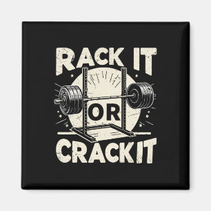 Rackera den eller spränga den med barbell Bodybuil Magnet