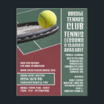 Racket & Boll, Tennis Lessons/Classes Advertising Flygblad<br><div class="desc">Racket & Boll,  tennis Lessons/Classes Advertising Flyers by the Affärskort Store.</div>