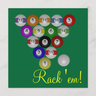 Racket Em Party Inbjudningar