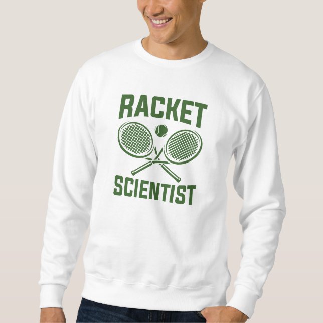 Racket Scientist Lång Ärmad Tröja (Framsida)