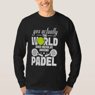 Rackethotell älskare Ja faktiskt fan racket P T Shirt