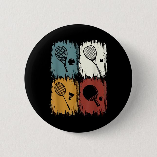 Racketlon, Tournament Sport With 4 Disciplines  Knapp (Framsida)