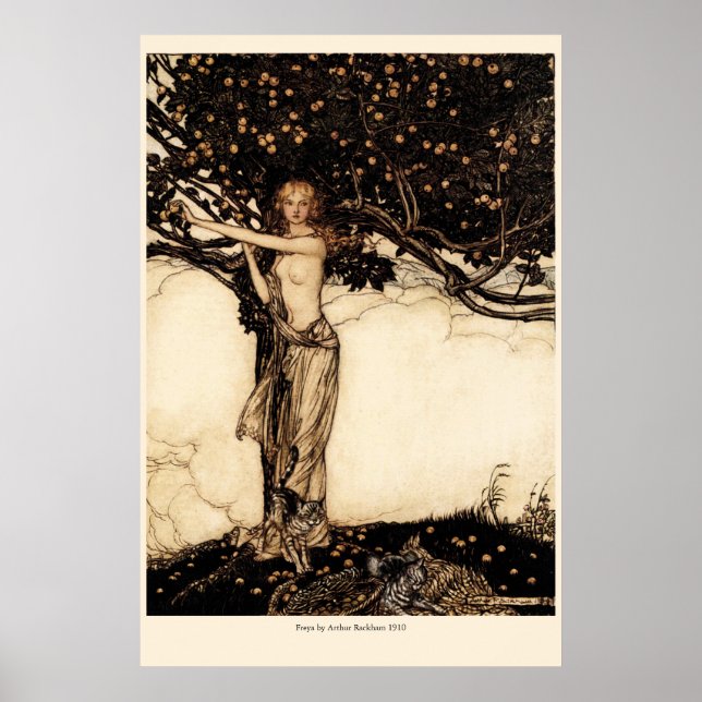 Rackham Freya CC0050 Poster (Framsidan)