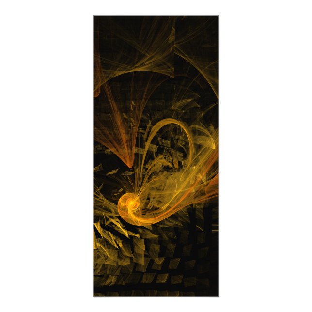 Rackkort för Abstrakt av brytpunkt Reklamkort (Framsidan)