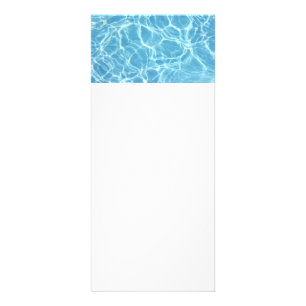 Rackkort för bassäng Vatten Reklamkort