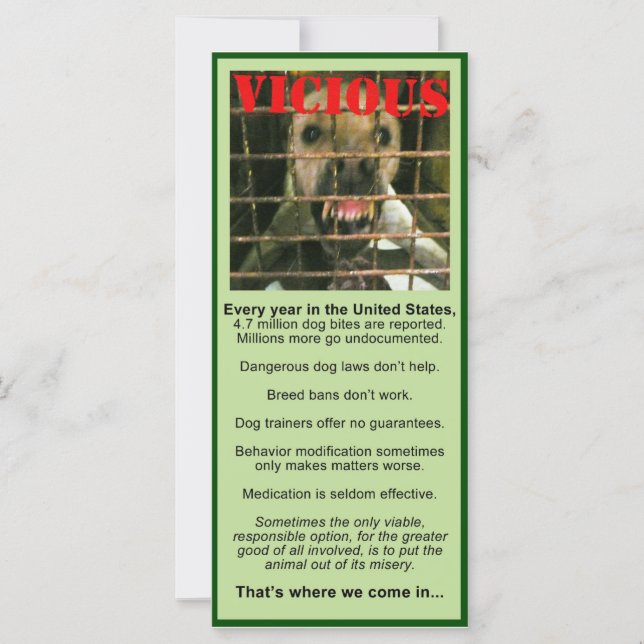 Rackkort för bita Me (Framsida)