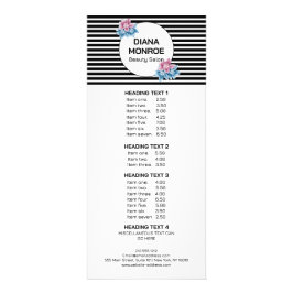 Rackkort för elegant av blommigt med utandning reklamkort