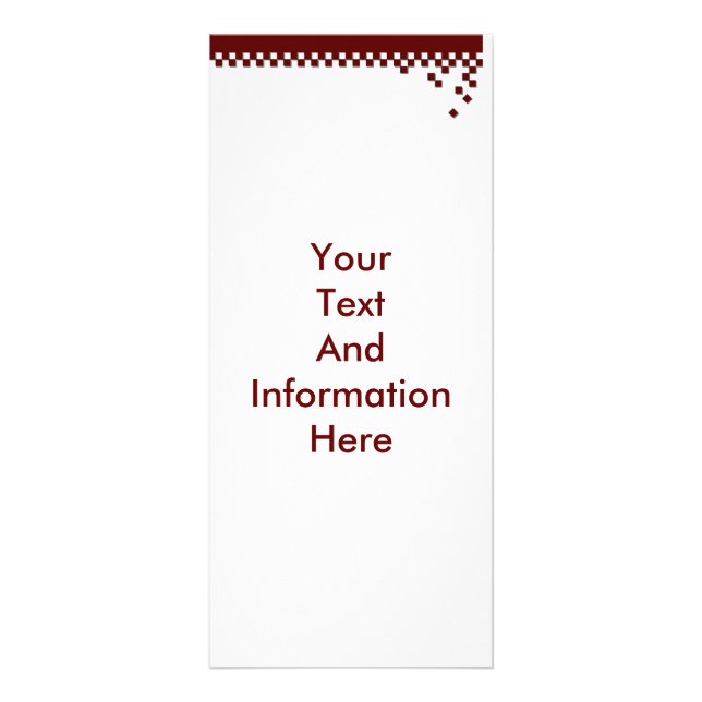 Rackkort för klassisk Professionell Reklamkort (Framsidan)