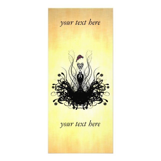 Rackkort för Mode Diva Reklamkort (Framsidan)