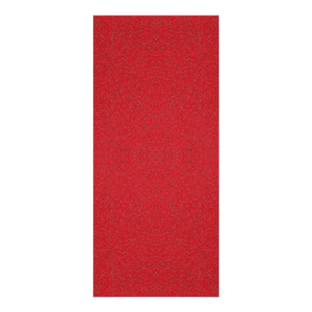 Rackkort för Red Glitter och Matte 4″×9″ Anpassnin Reklamkort (Framsidan)