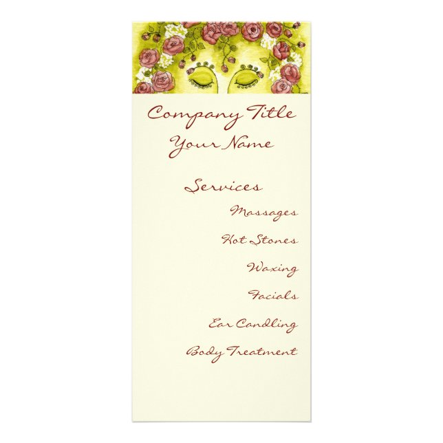 Rackkort för Ro Nymph Reklamkort (Framsidan)