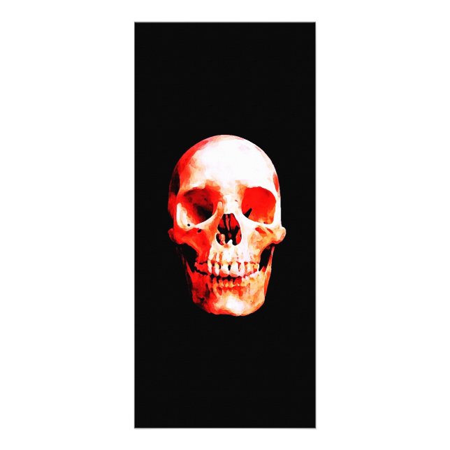 Rackkort för Skull Reklamkort (Framsidan)