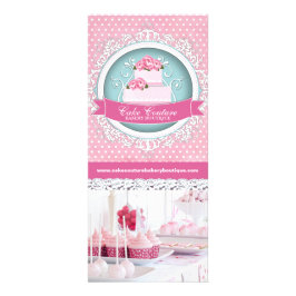 Rackkort för söt Cake Bakery Reklamkort