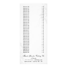 Rackkort för svartvita chic reklamkort