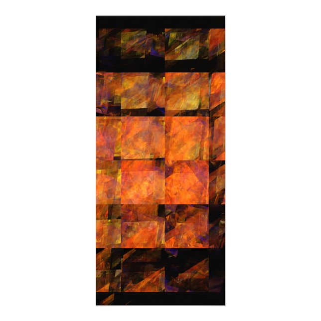 Rackkortet för Abstrakt av väggkonst Reklamkort (Framsidan)