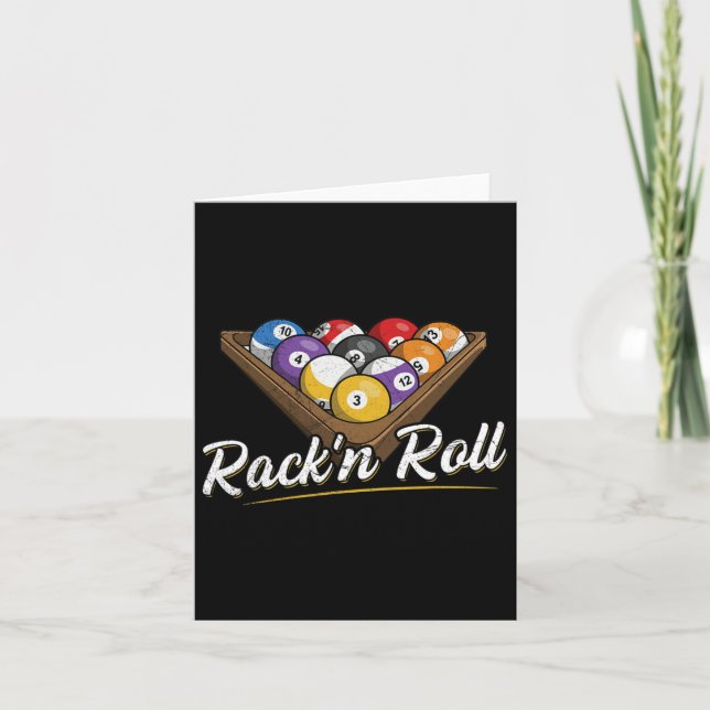 Rackn-roll-ljud för en röstspelare kort (Framsida)