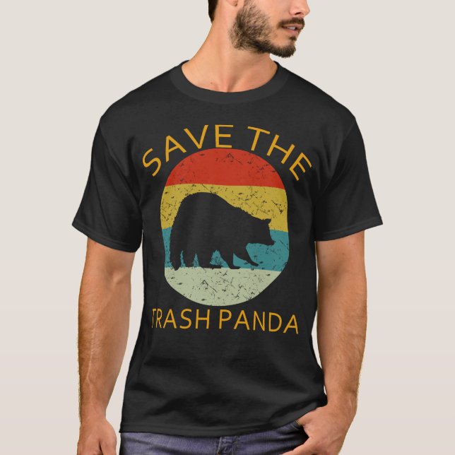 rackoon spara sopor panda t shirt (Framsida)