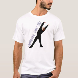 Räckvidd för den skridskoåkningutslagsplats tee shirt