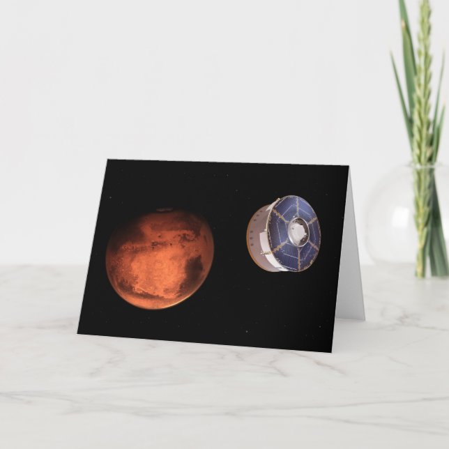 Räckvidd för Perseverance med rymdfarkoster Kort (Framsida)