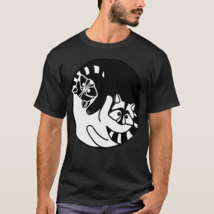 Racoon Animal, Yin Yang, Kärlek Raccoons Pullover T Shirt