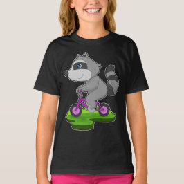 Racoon Bicycle T Shirt
