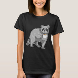 Racoon Coffee T Shirt