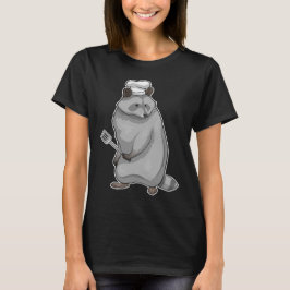 Racoon Cook Chef hat T Shirt