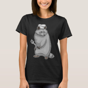Racoon Cook Chef hat T Shirt