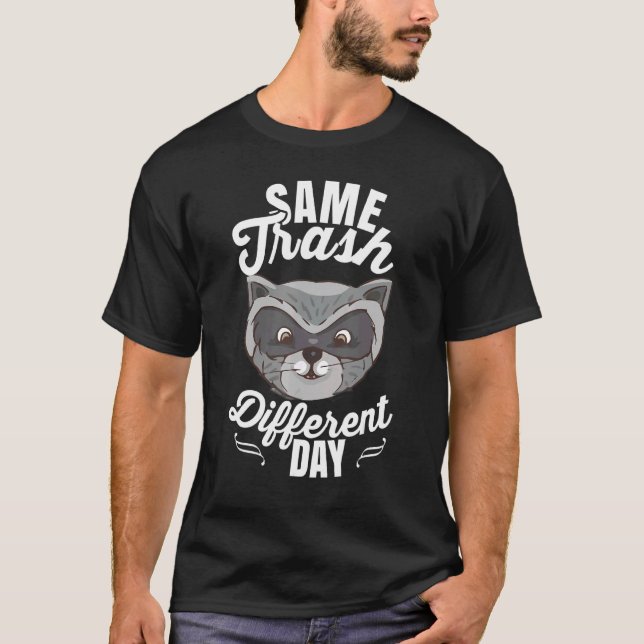 Racoon Costume Manar Racoon Manar T Shirt (Framsida)