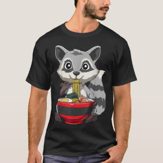 Racoon Eating Ramen Racoon Ramen Bowl Racoon Noodl T Shirt