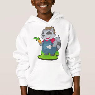 Racoon Farmer Carrot T Shirt