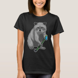 Racoon Hockey Hockey stick T Shirt